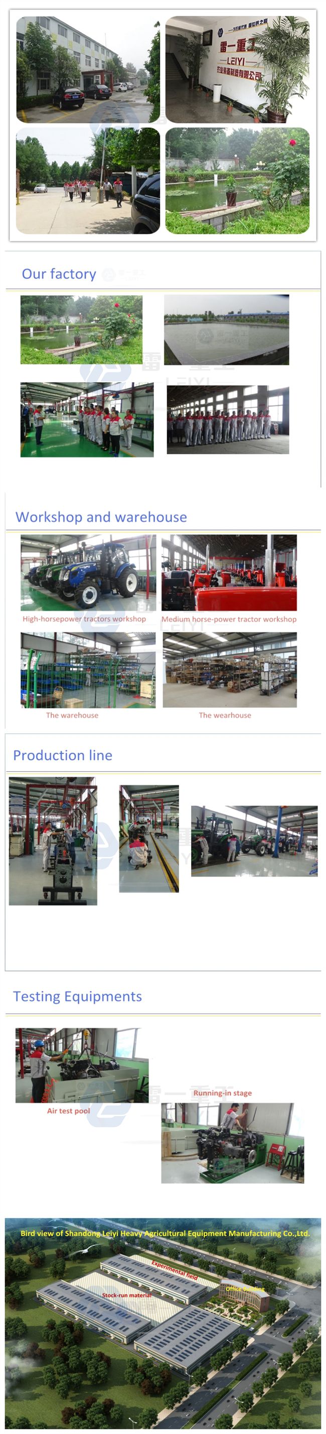 Factory Directly Supply Mini/Small/Compact/Agricultural/Farm/Garden/Lawn/Garden Tractor