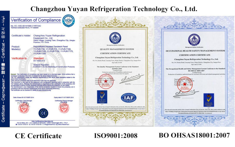 High Cost Performance Cold Room Polyurethane Insulation Panel