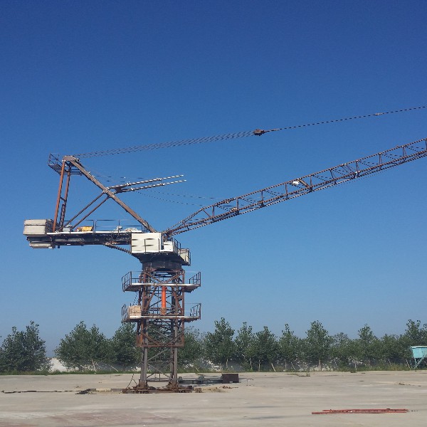 Construction Site Machines Luffing Jib Tower Crane