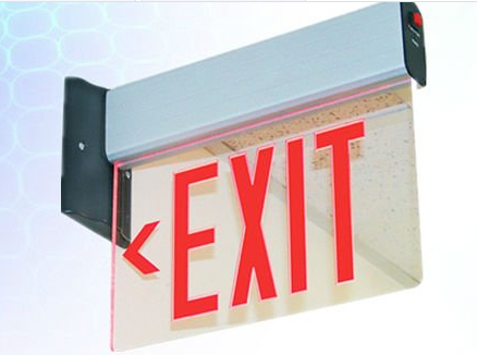 LED Exit Sign, Emergency Exit Sign, Exit Sign, Salida Sign