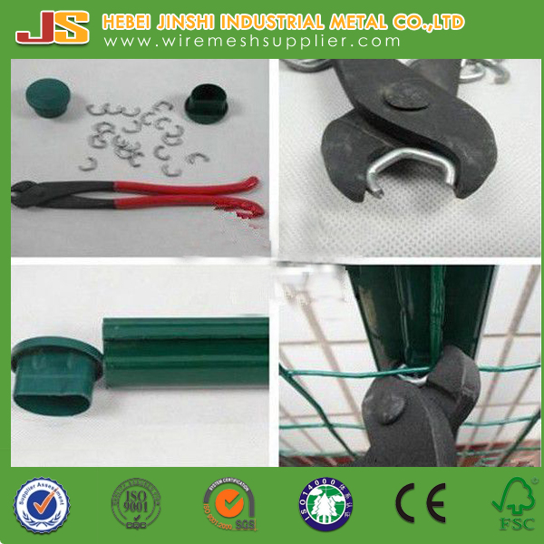 Green PVC Coated V Bend Fencing Mesh, Holland Mesh Fence