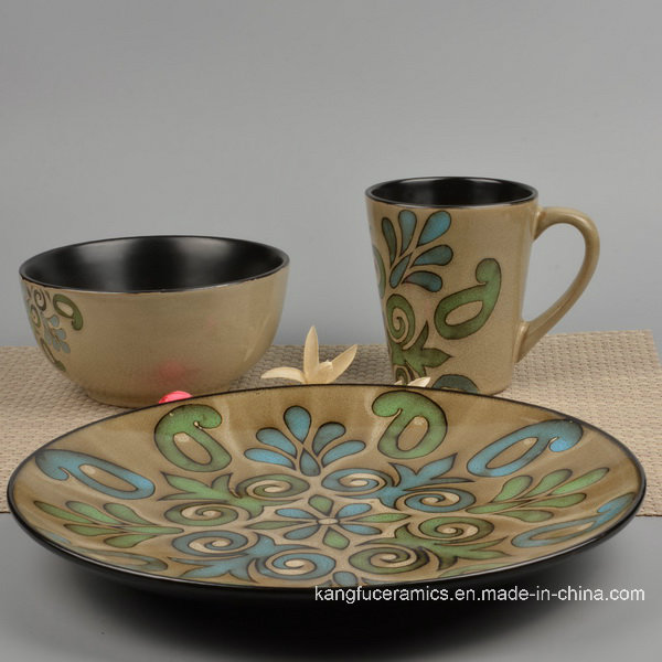 Luxury Design Hand Painted Ceramic Dinnerware Set