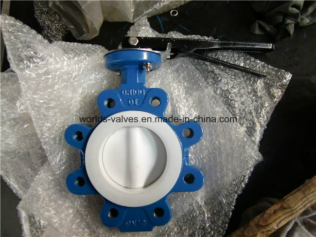 Full PTFE Liner Lug Type Butterfly Valve