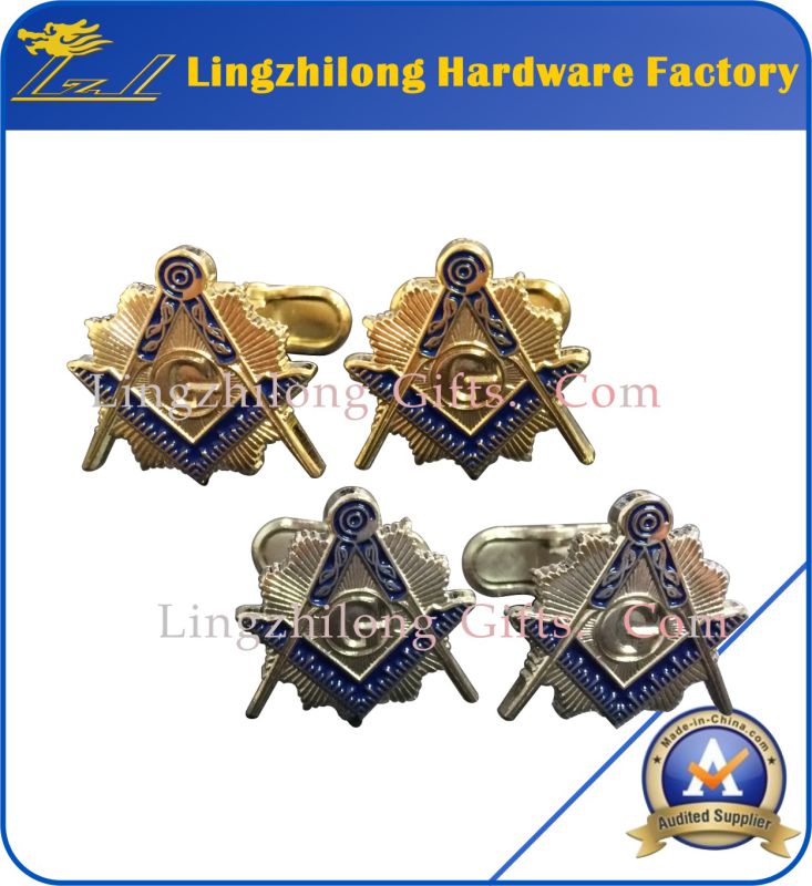 Custom Packing Box Cufflinks Masonic Cufflinks