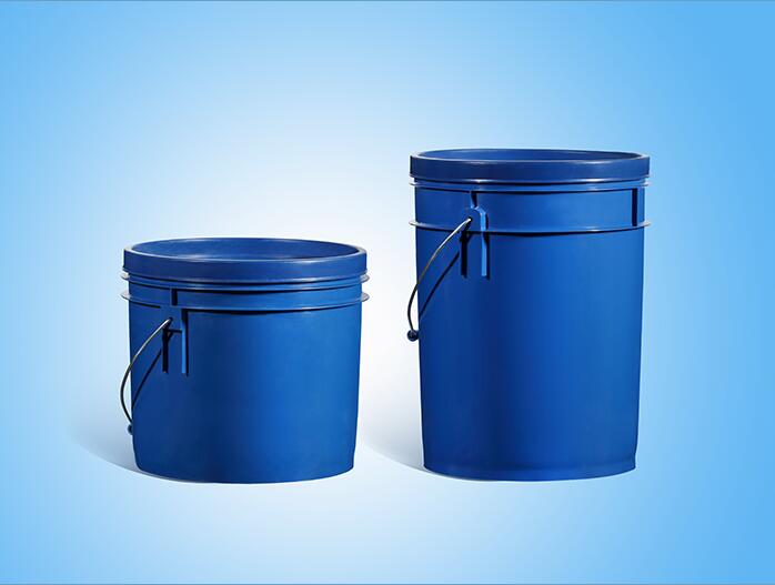 20L Industrial Plastic Barrels Blue and White