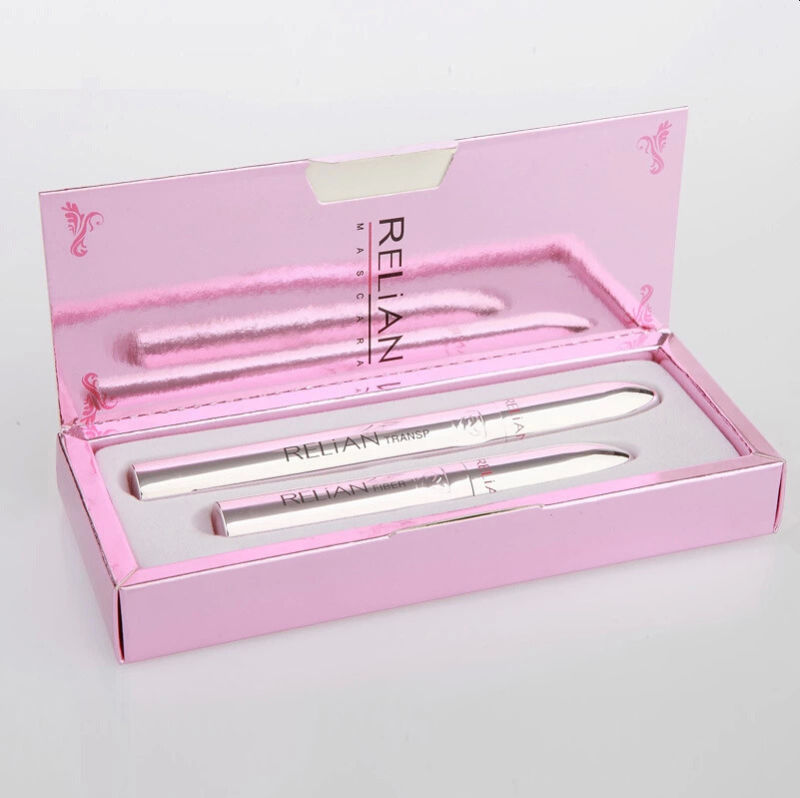 Wholesale Price Relian Double Mascara Pink Package 1set = 2PCS (Transplanting Gel+Natural Fiber)