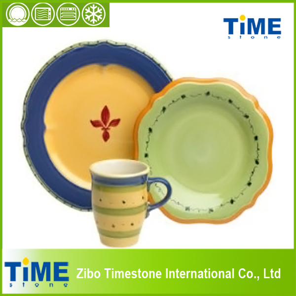 Microwave Ceramic Handmade Dinner Set (082502)