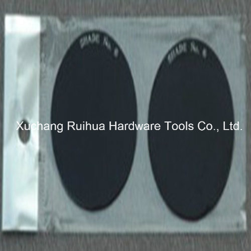 Athermal Welding Glass, Welding Protective Lense, Round□ Black Welding Glass, Protective Welding Glass for Welding Mask/Welding Helmet/Welding Goggles