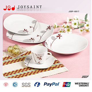 47PCS Porcelain Dinnerware