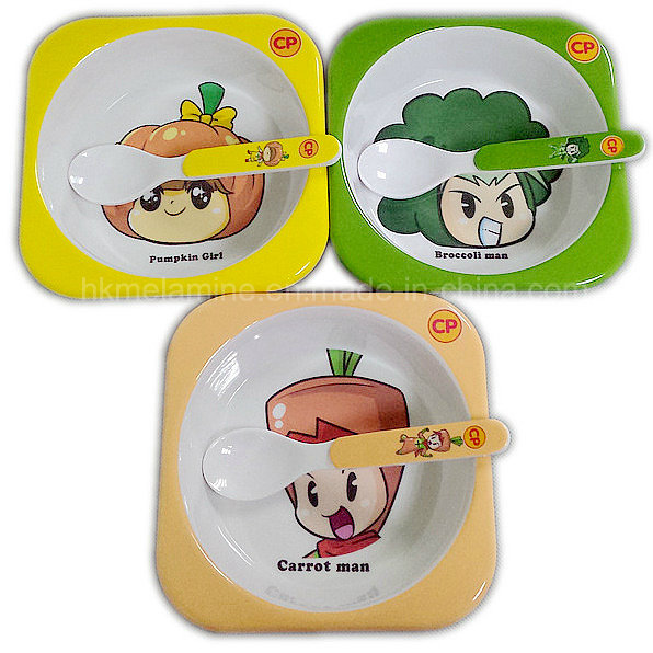 Melamine Promotional Gift Square Bowl Set (TZ5372)