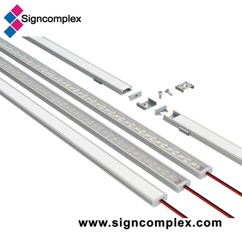 520mm/1020mm/2000mm/3000mm Silver Oxidation 6063 Aluminum Profile with CE RoHS