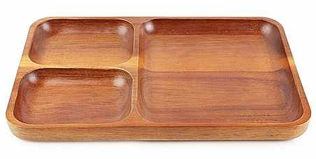 Natural Bamboo Food Plate Dishes