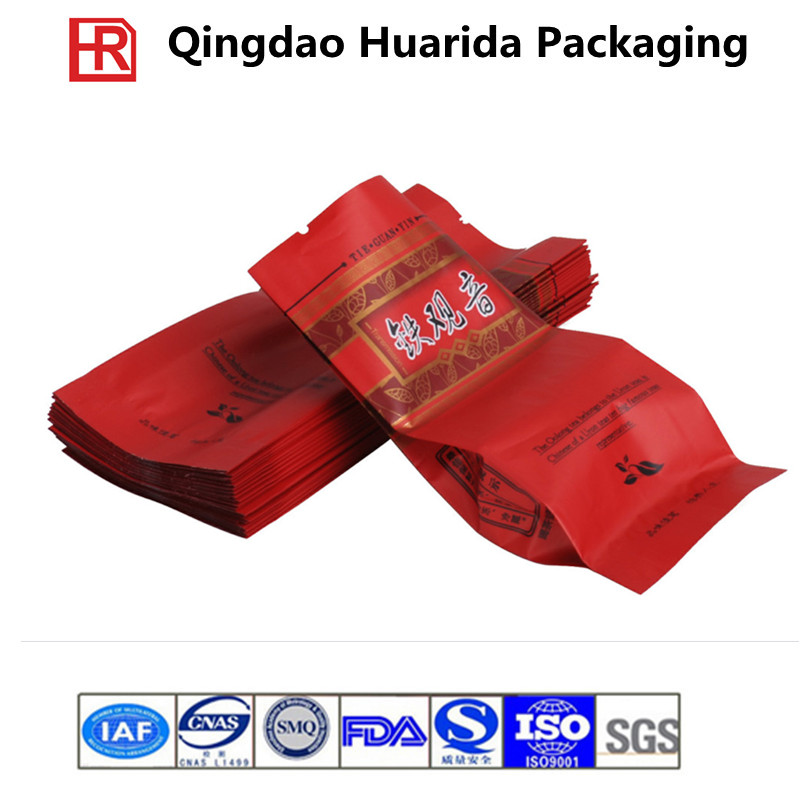 Customized Plastic Tea Packaging Bag with Colorful Printing