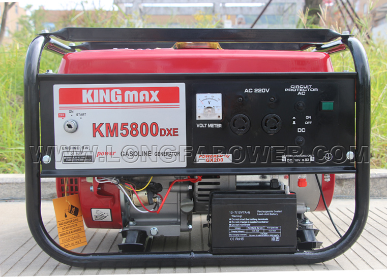 Km5800dxe 2500W Electric Start Kingmax Generator Gasoline