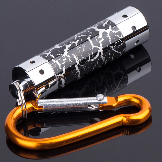 Aluminium Alloy Key Chain Flashlight with Li-ion Battery