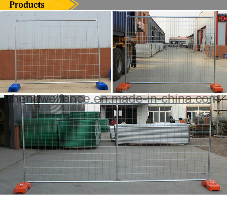 Residential Building Hot-Dipped Galvanized Au Temporary Fence