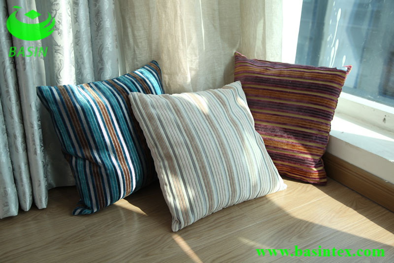 Stripe Velvet Sofa Fabric (BS4010)
