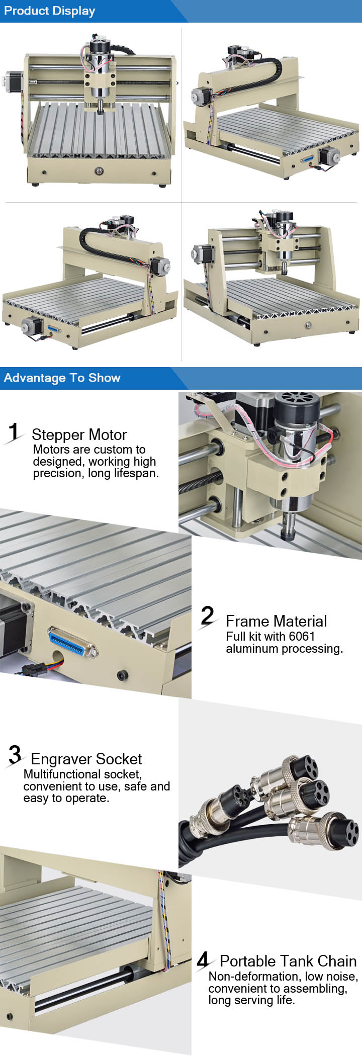 Advertising Engraving CNC Router CNC Milling Machine