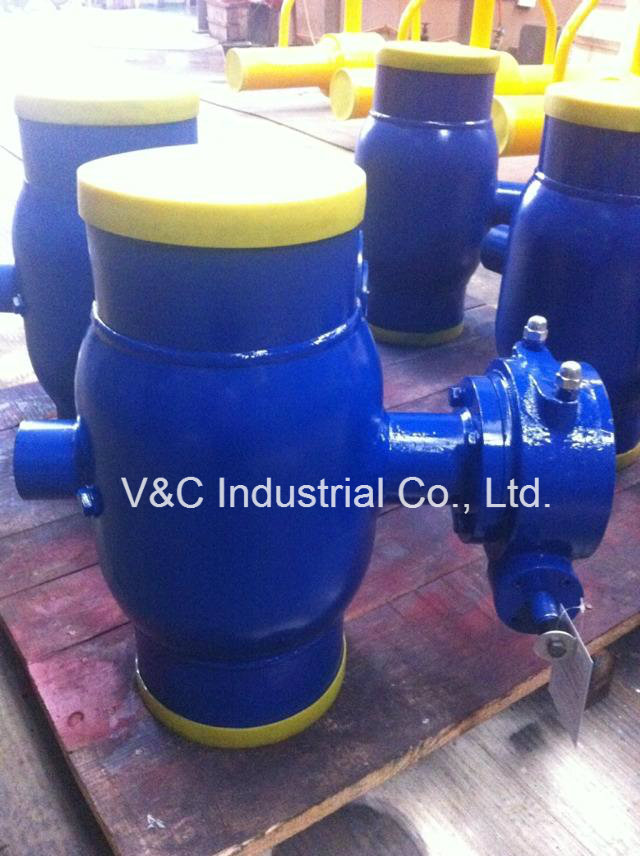 API6d Fully Welded Ball Valve with Fire Safe Design