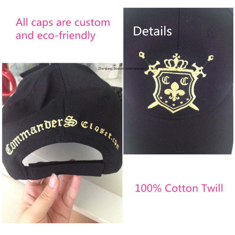 OEM Produce Customized Logo Embroidered Cotton Promotional Baseball Cap