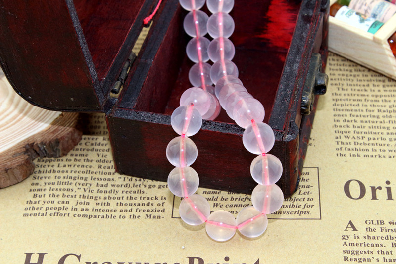 Wholsesale Gemstone Natural Quartz Round 5 8 10 12 14mm Pink Lotus Crystal Beads String