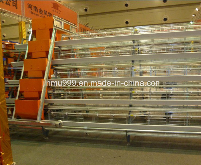 Automatic/Semi-Automatic Galvanizated Battery Farm Equipment Chicken Cage (JFLS0621)