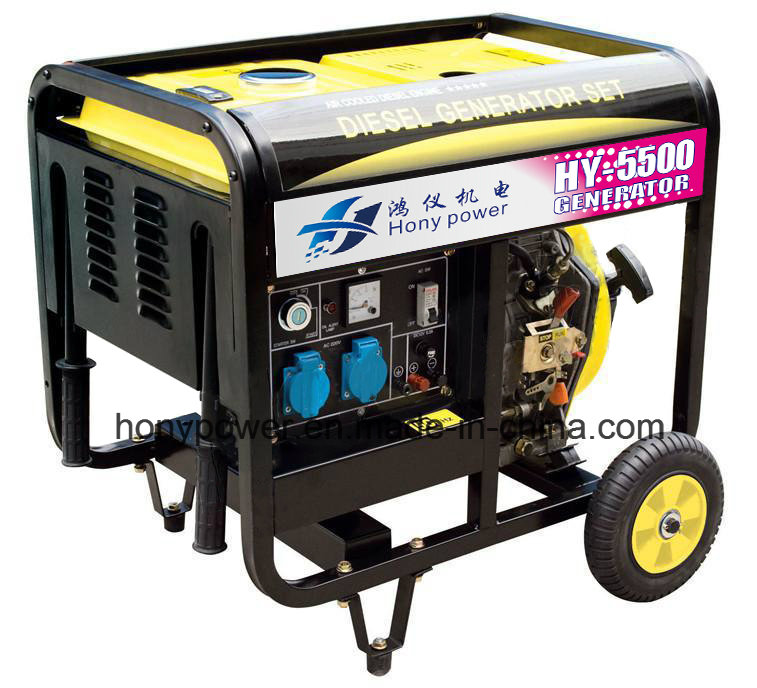 Wholesale Air-Cooled 186f Diesel Engine Open Type Diesel Generator