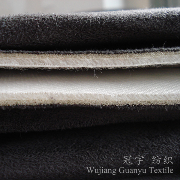 Short Pile Fleece Home Textile Velvet Fabric for Slipcovers