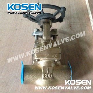 API Flanged Bronze Wedge Gate Valve (Z40)