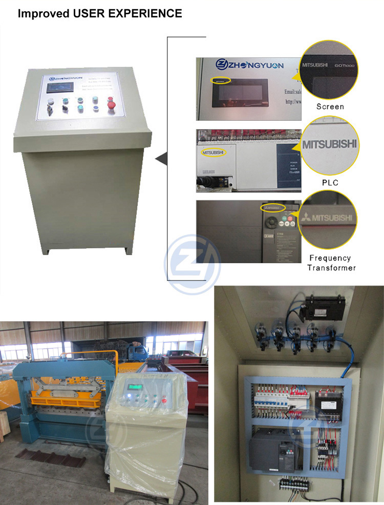 Glazed Steel Metal Roofing Forming Machine