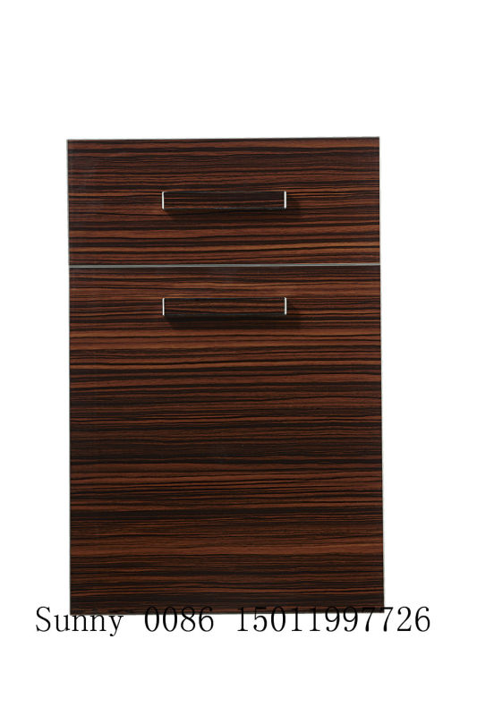 Scratch Resistant Wood Acrylic Kitchen Cabinet Door with Edge Banding (zhuv)