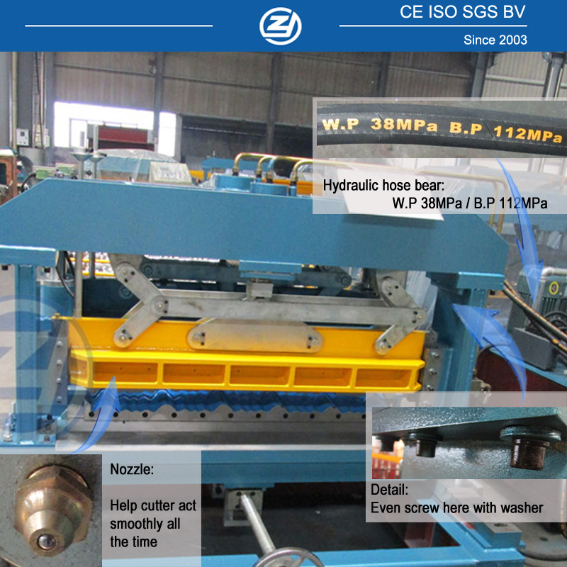 Step Roof Tile Roll Forming Machine