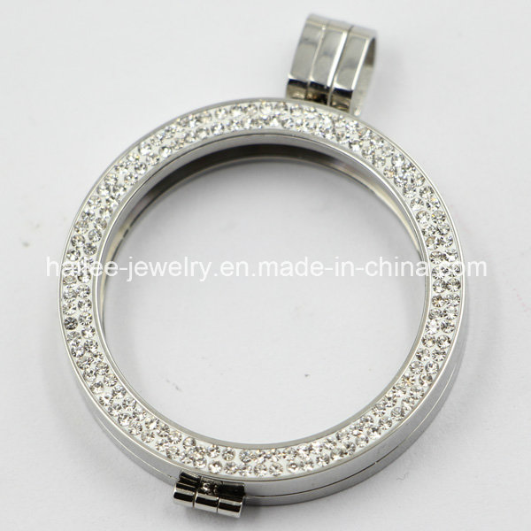 New Design Stainless Steel Locket Coin Pendant with Coin Plates