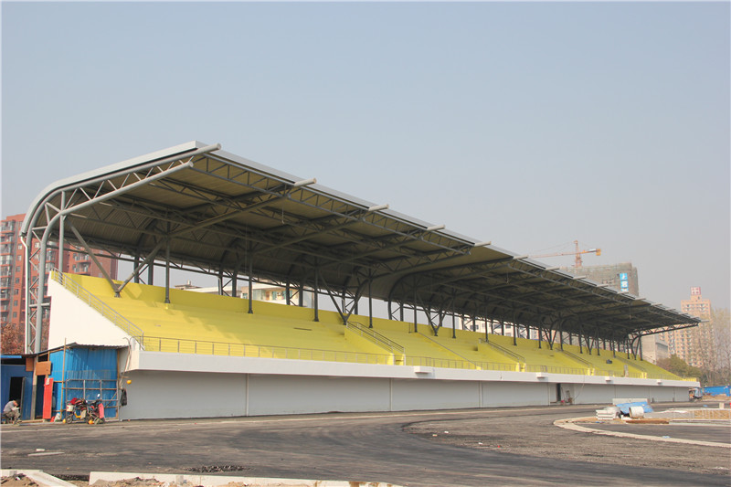 Prefabricated Space Frame Indoor Gym Bleachers