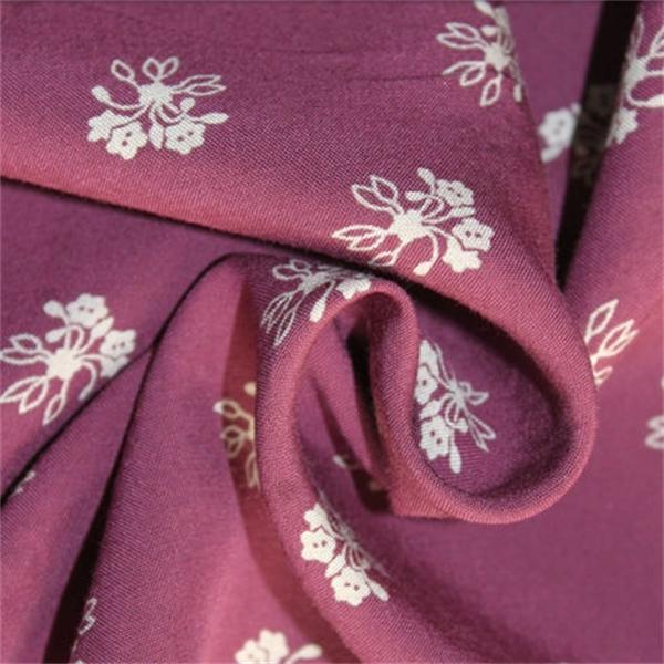 Women Shirt Rayon Fabric Printed Flower Fabric for Clothin G