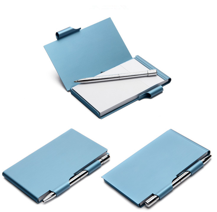 Custom Metal Memo Pad Holder, Promotional Gifts Note Pad Holder