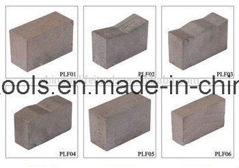 Multi-Layer No-Layer Sandwich Type V Shape Stone Cutting Segment