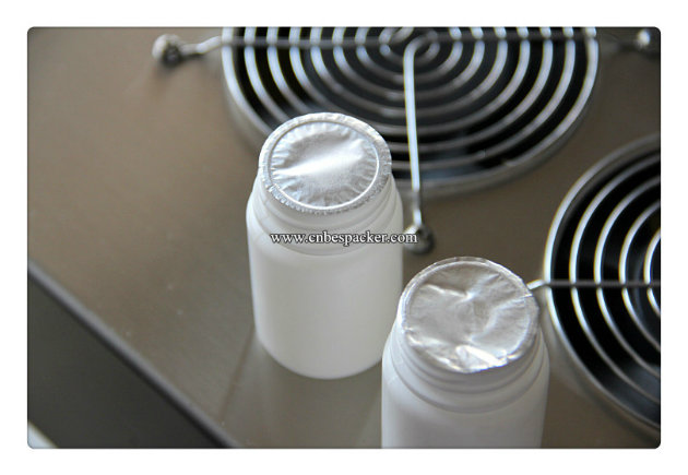 Aluminum Foil Lid Plastic Bottle Cap Sealing Machine