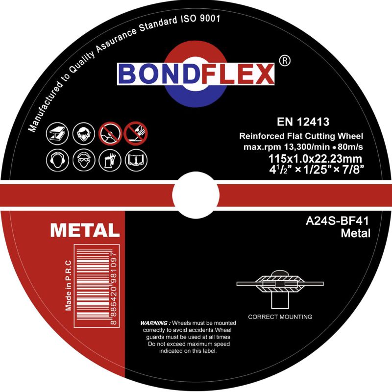 Cutting Discs & Grinding Discs, Bondflex Abrasives