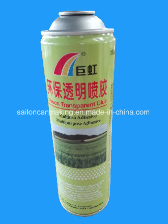 Empty Tin Cans for Adhesive Glue Spray