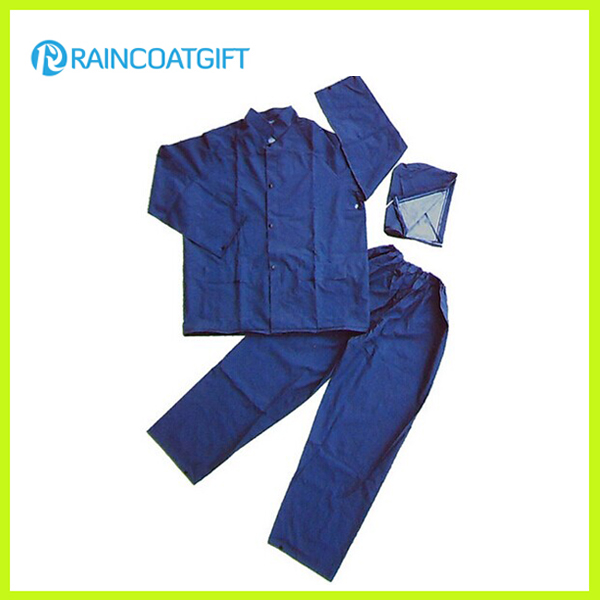 PVC/Polyester/PVC 2PCS Bib Pants Rainsuit