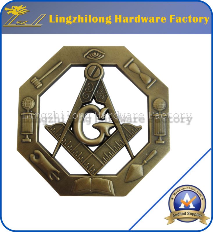 Metal Products Metal Letters for Masonic Car Emblem