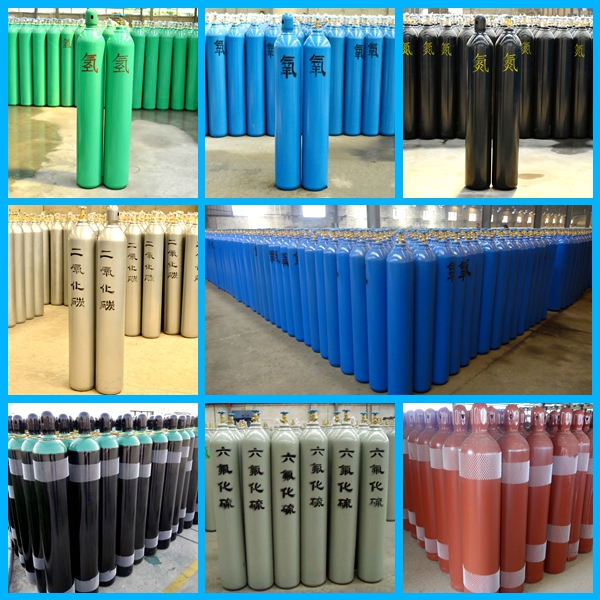 50L High Pressure Seamless Steel Industrial Gas Cylinder (EN ISO9809)