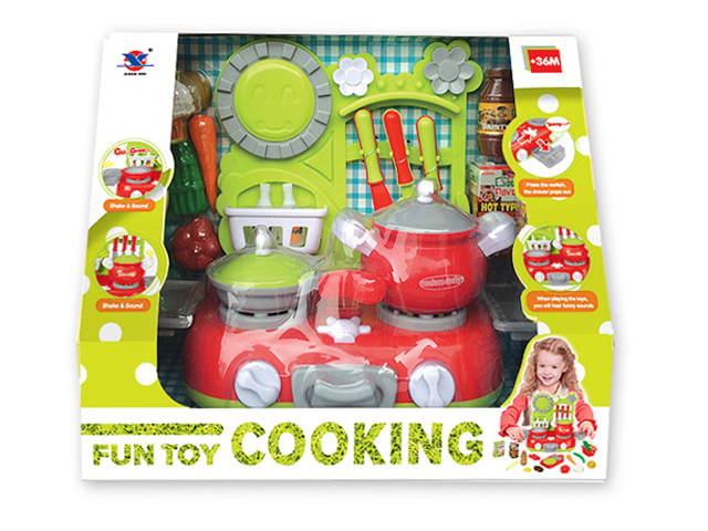 Kids Toy Electric Toy Battery Operated Kitchen Set (H0009372)