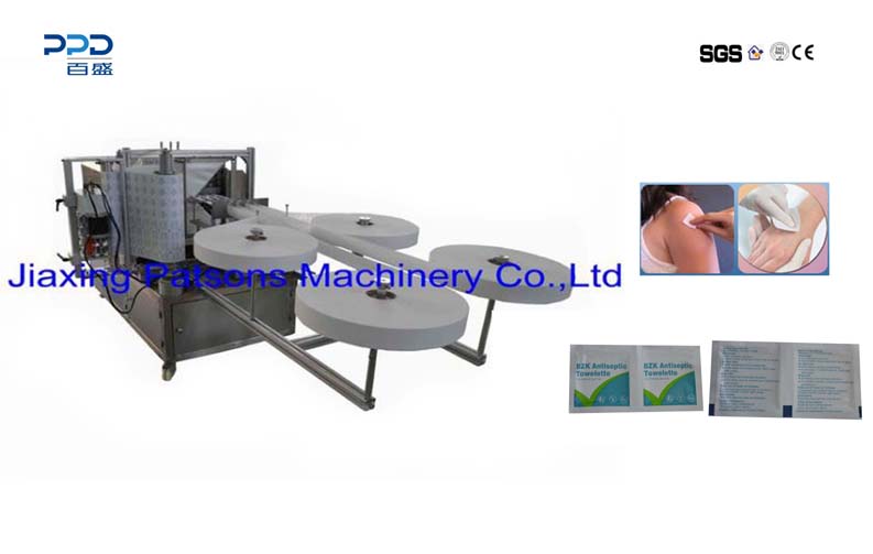 High Quality Fully Auto Bzk Antiseptic Prep Pad Making Machinery