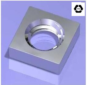 DIN562 Alloy Steel Square Nuts Without Bevel/Pressed Nuts