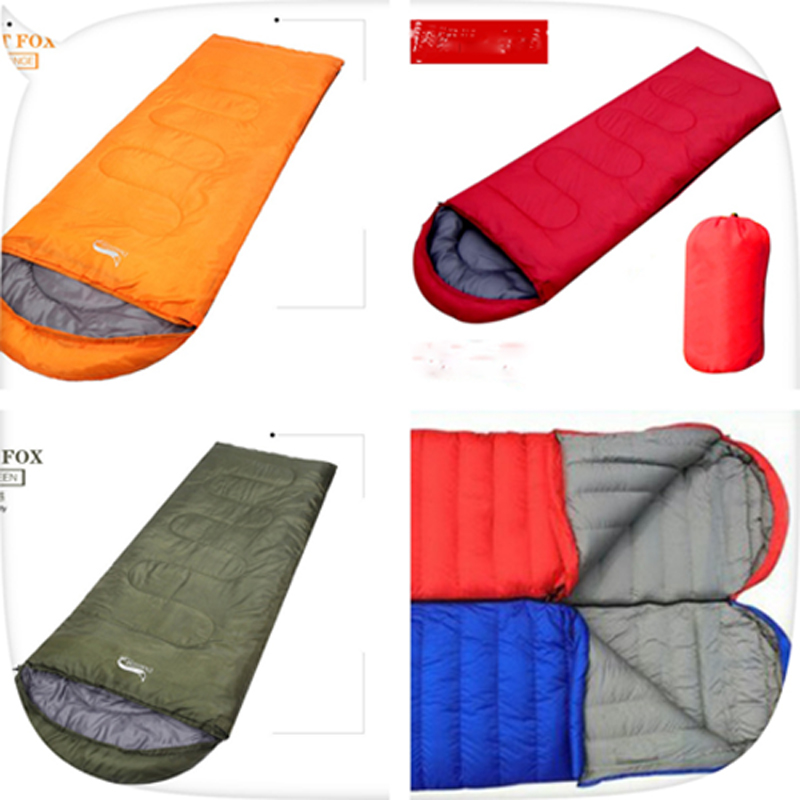 Outdoor Adult Envelope Hooded Hollow Cotton Sleeping Bag