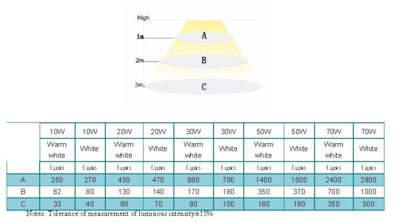 Outdoor Lighting 10W LED Flood Light/30W LED Flood Light/50W LED Flood Light