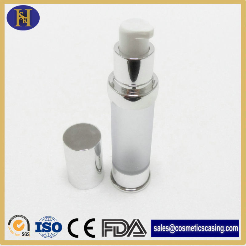 Cosmetics Packaging 30ml Empty Round Shoulder Airless Pump Bottle