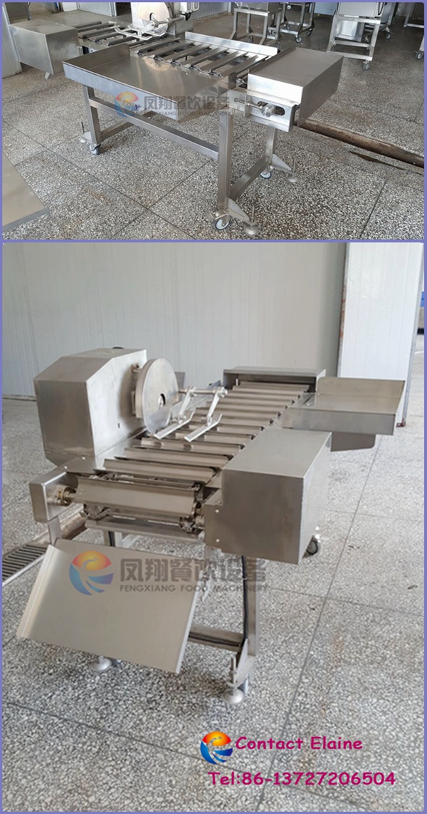 Industrial Automatic Fish Heads Cutter Slicer Cutting Slicing Processing Machine